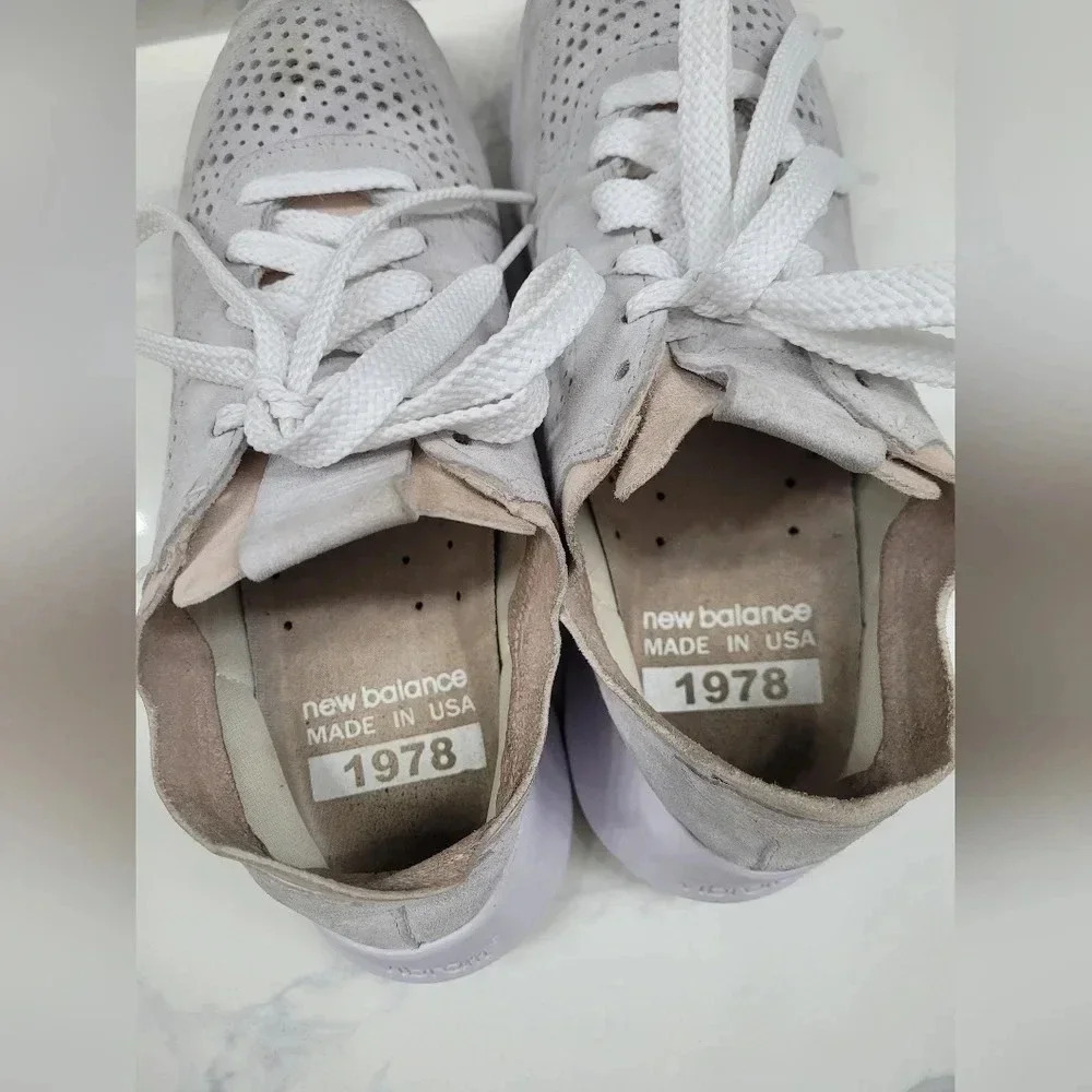 Limited Edition New Balance ML 1978HK Nubuck Suede Sneakers - Picture 9 of 15
